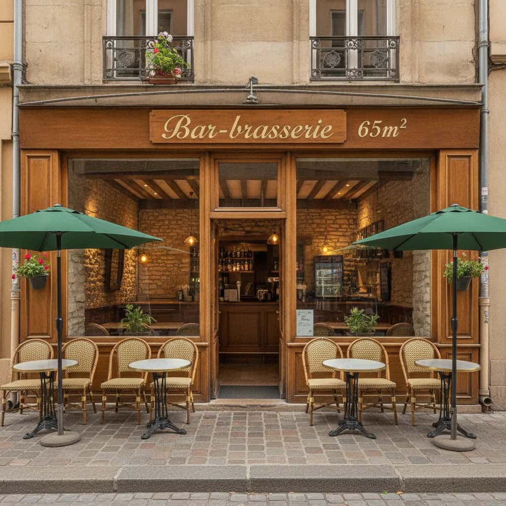 Bar-brasserie 65m² à Lyon : licence IV