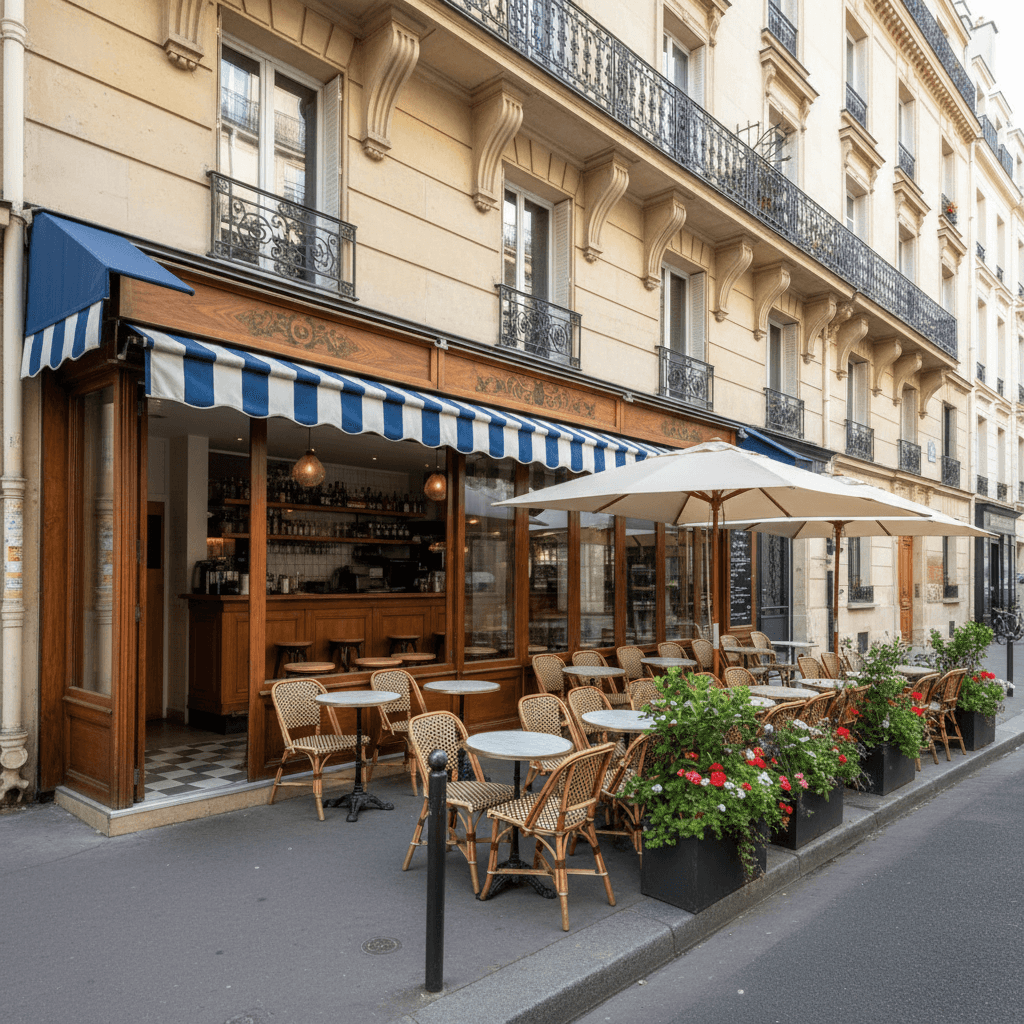 Local Restauration à Paris avec Terrasse et Cave