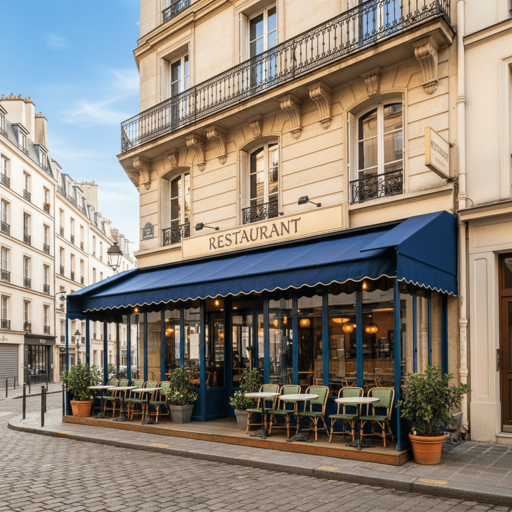 Restaurant avec terrasse à Montmartre