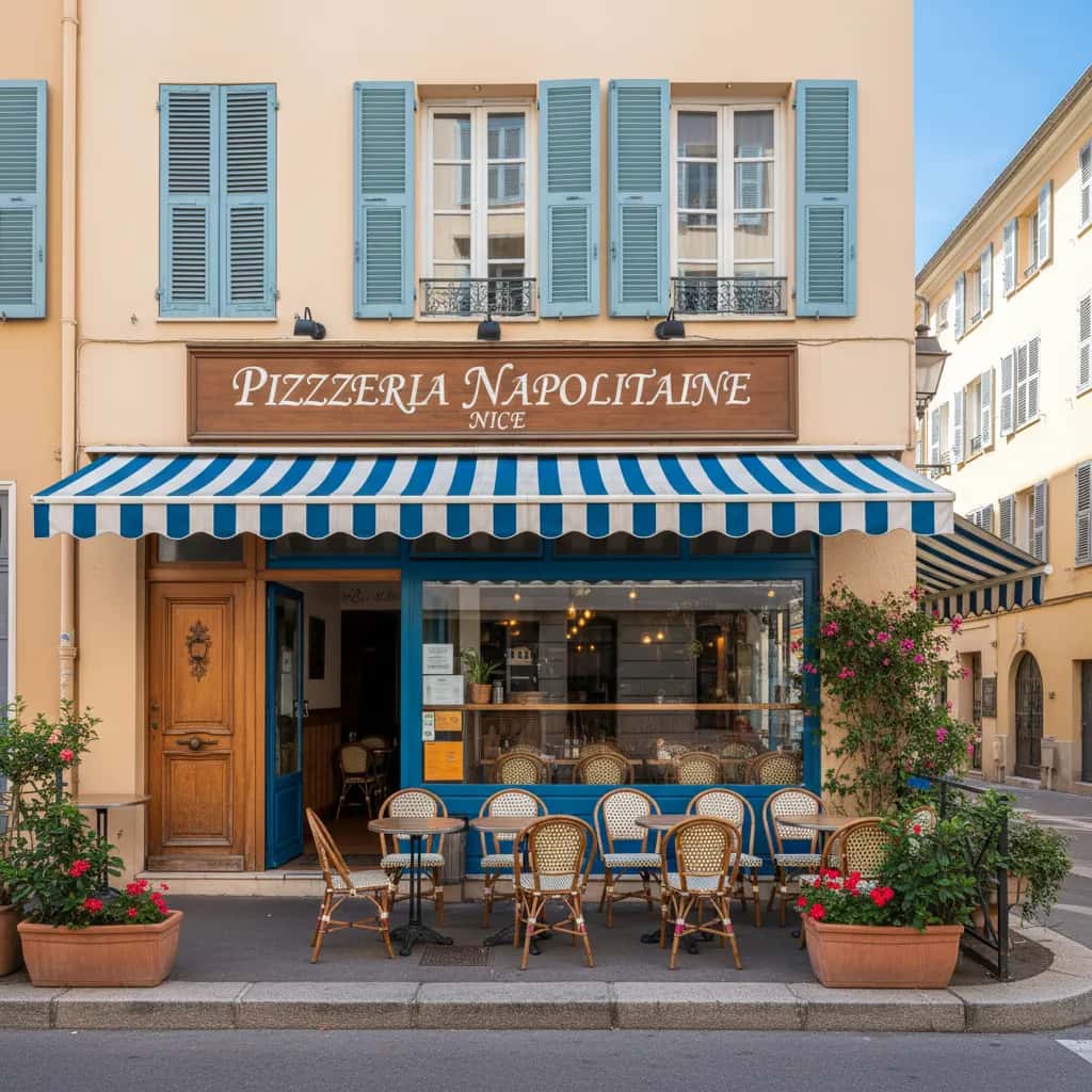 Restaurant 61m² à Nice : terrasse - licence IV
