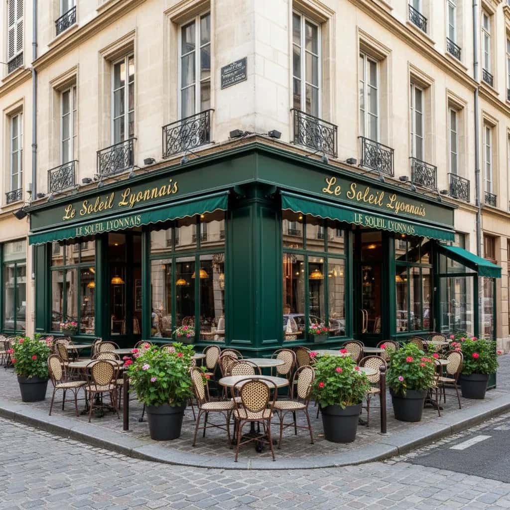 Restaurant à Lyon : terrasse - extraction