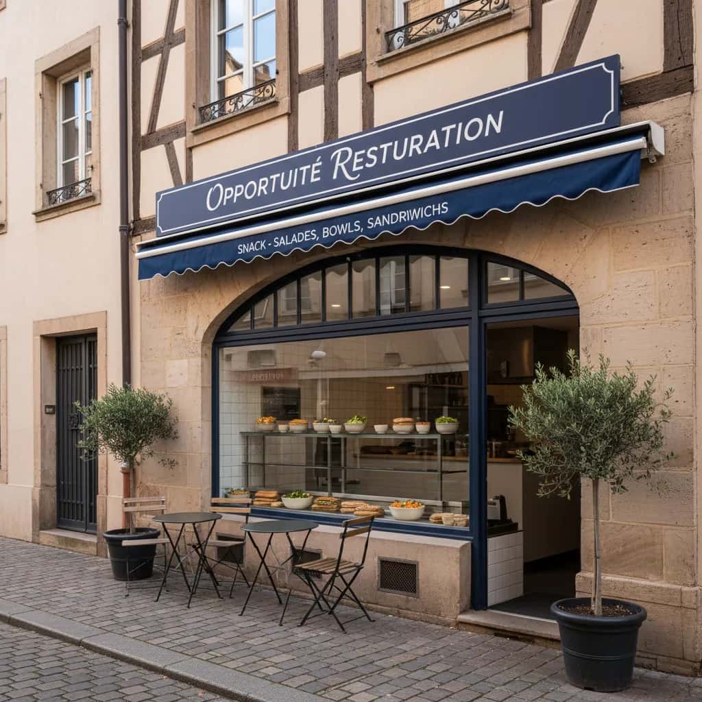 Snack 25m² à Strasbourg : cuisine équipée