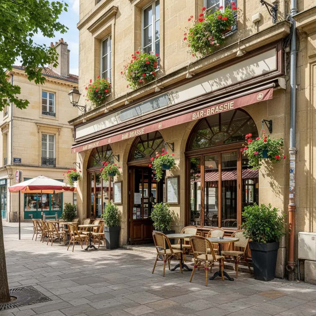 Bar-brasserie à Bordeaux : terrasse - licence IV