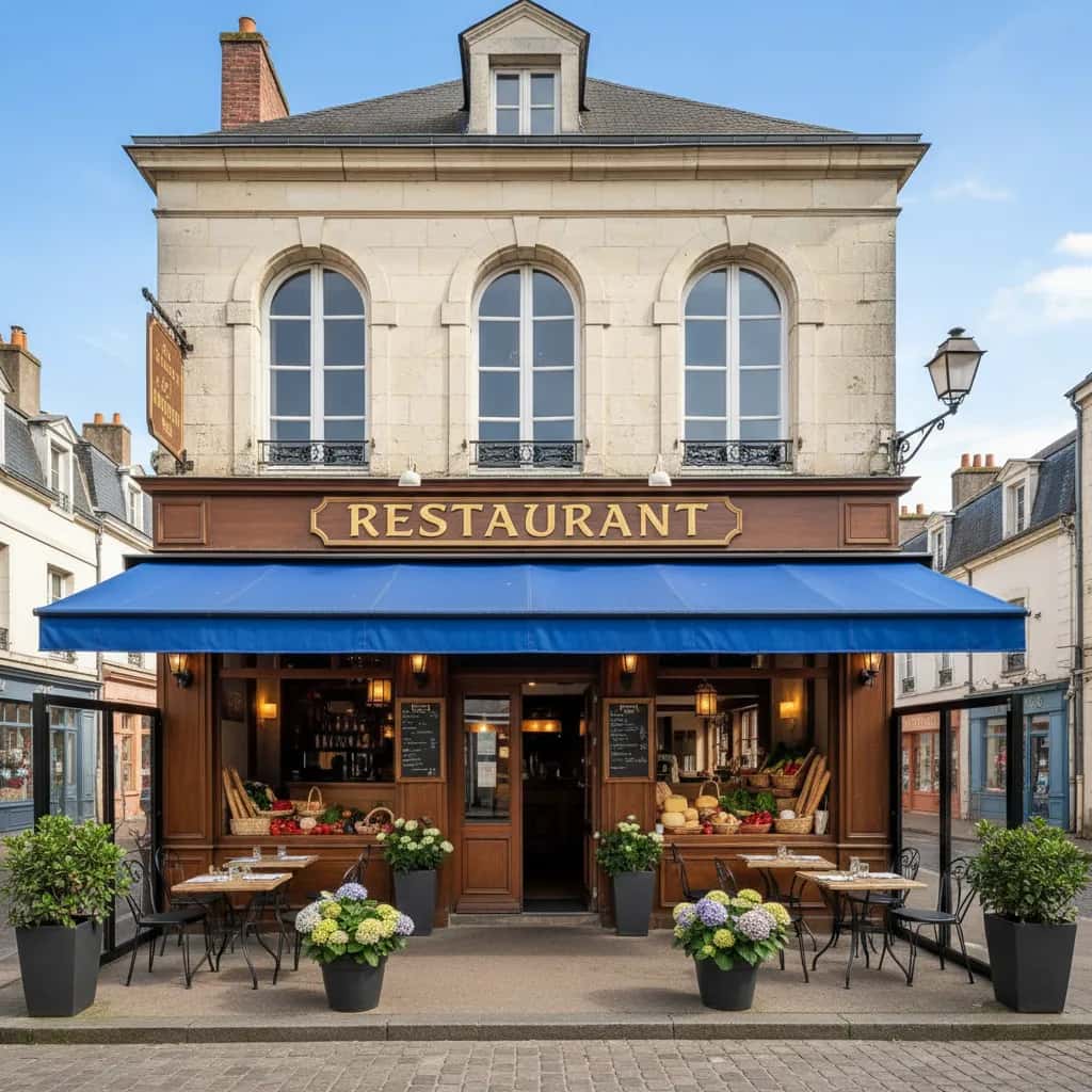 Restaurant 236m² à Angers : terrasse - licence IV