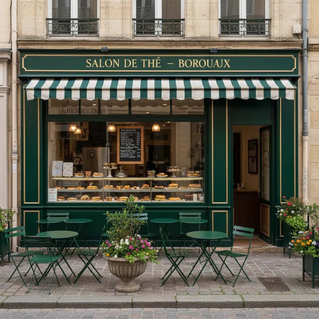 Snack 25m² à Bordeaux : terrasse - cave/réserve