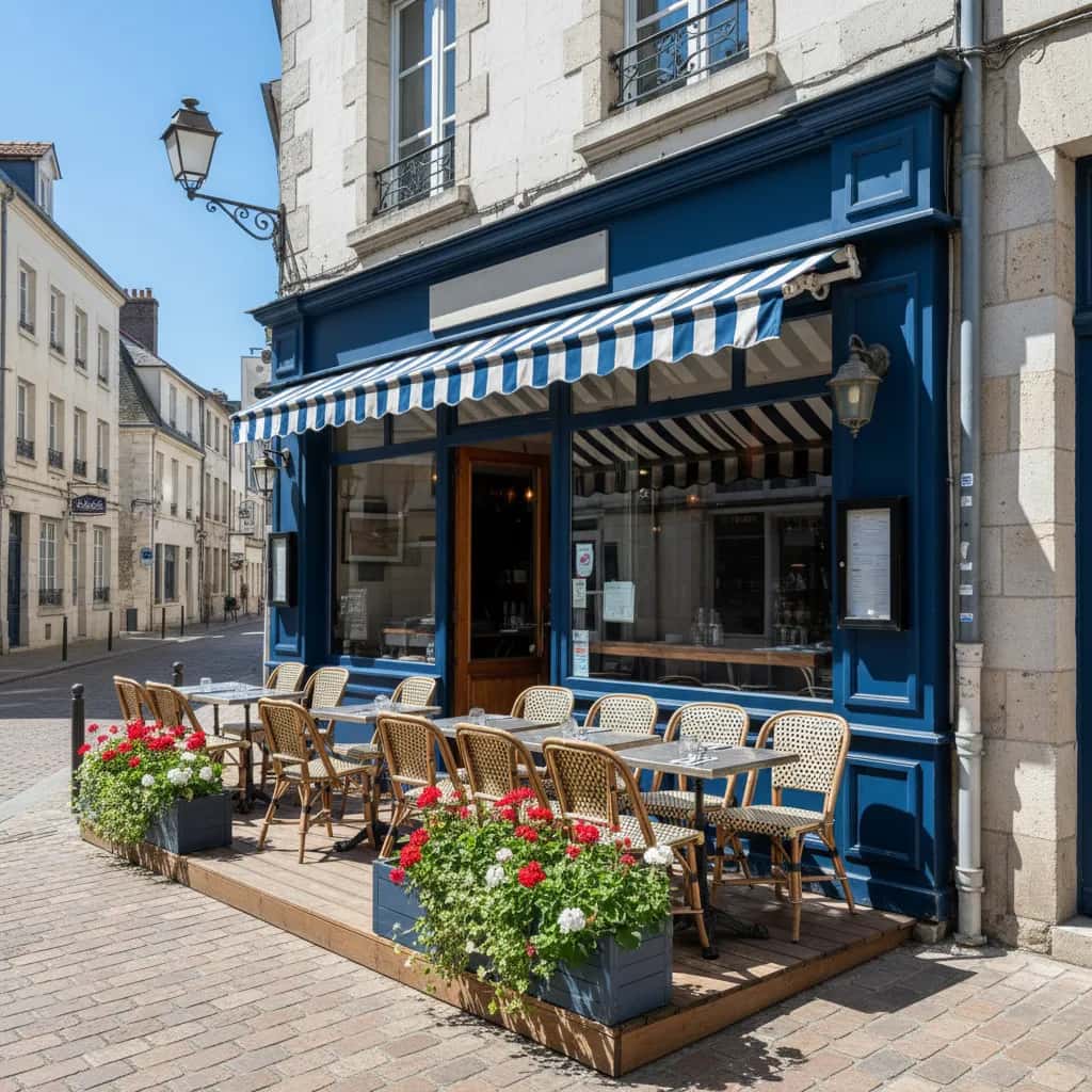 Restaurant 70m² à Nantes : terrasse - licence IV