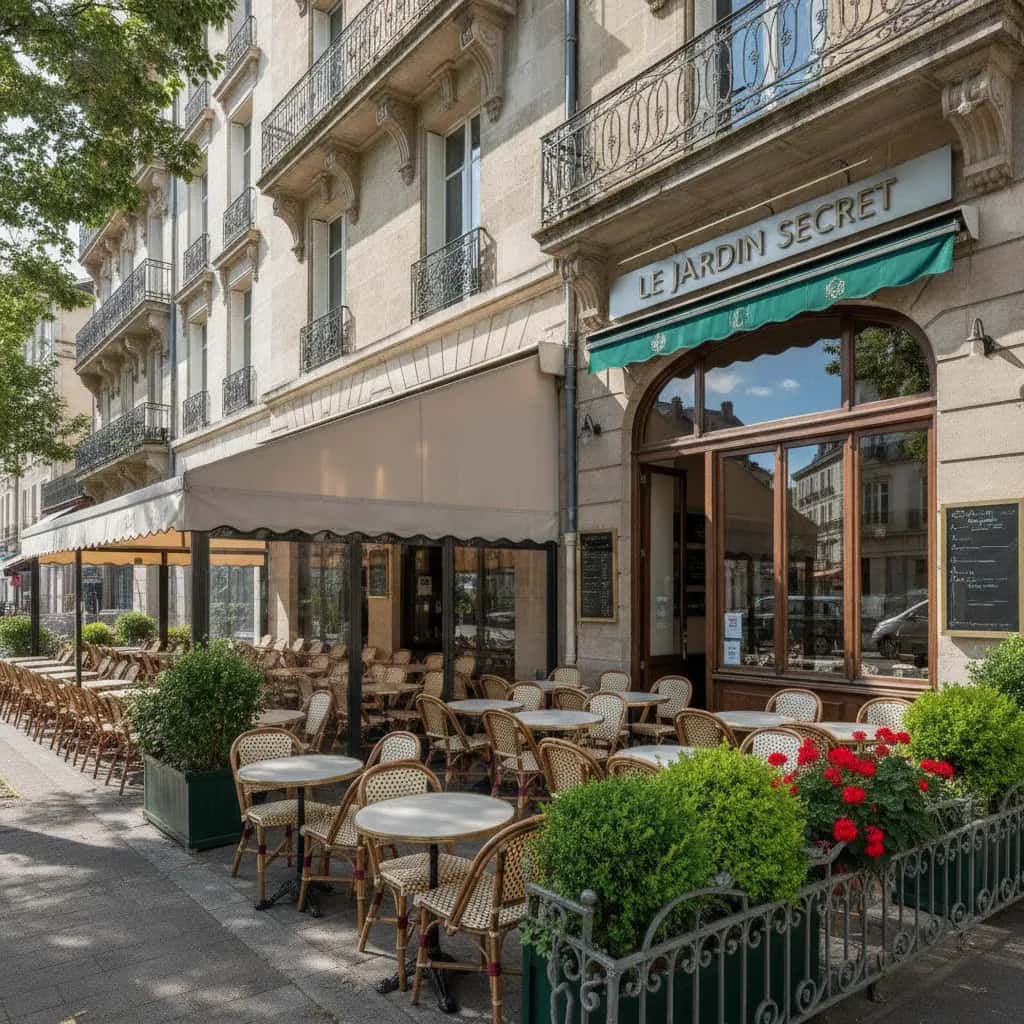 Restaurant 120m² à Nantes : terrasse - licence IV