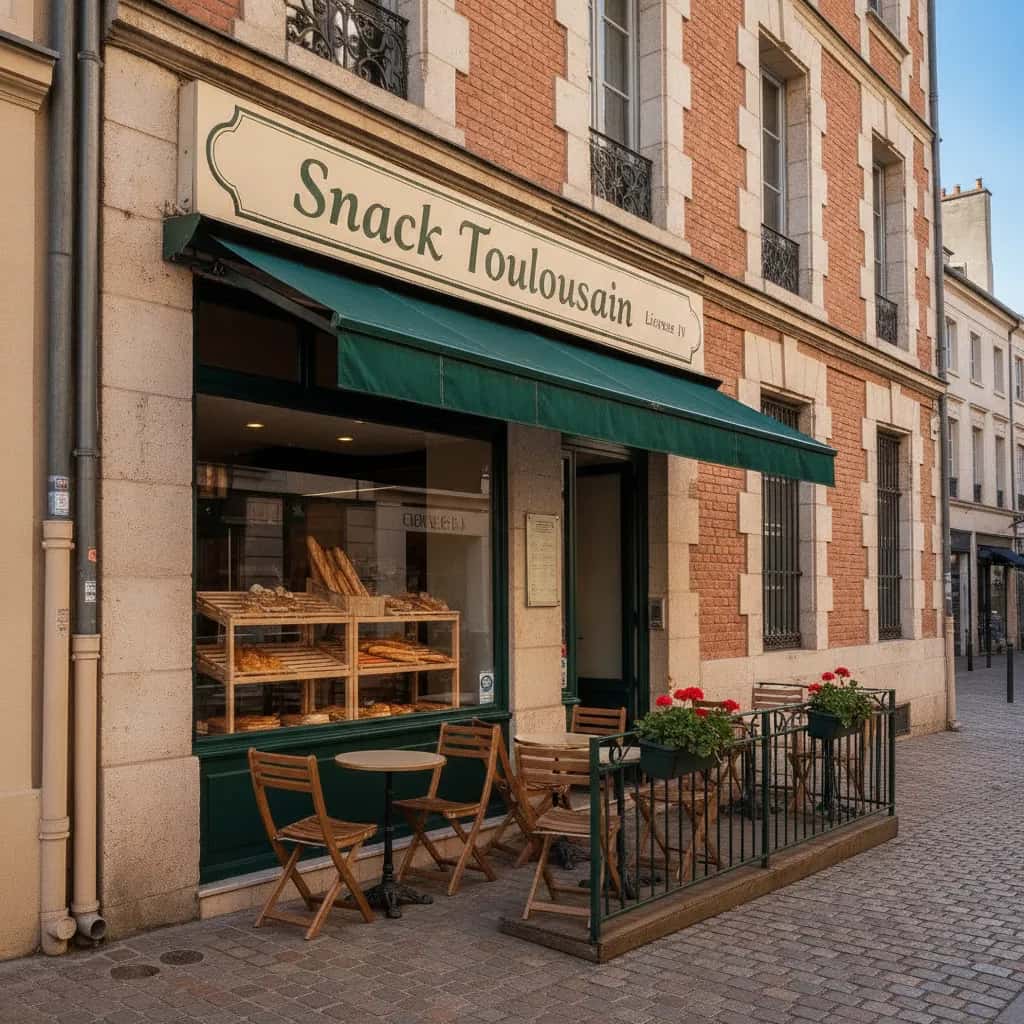 Snack 84m² à Toulouse : terrasse - licence IV