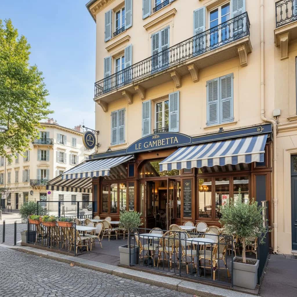 Restaurant 106m² à Nice : terrasse - extraction