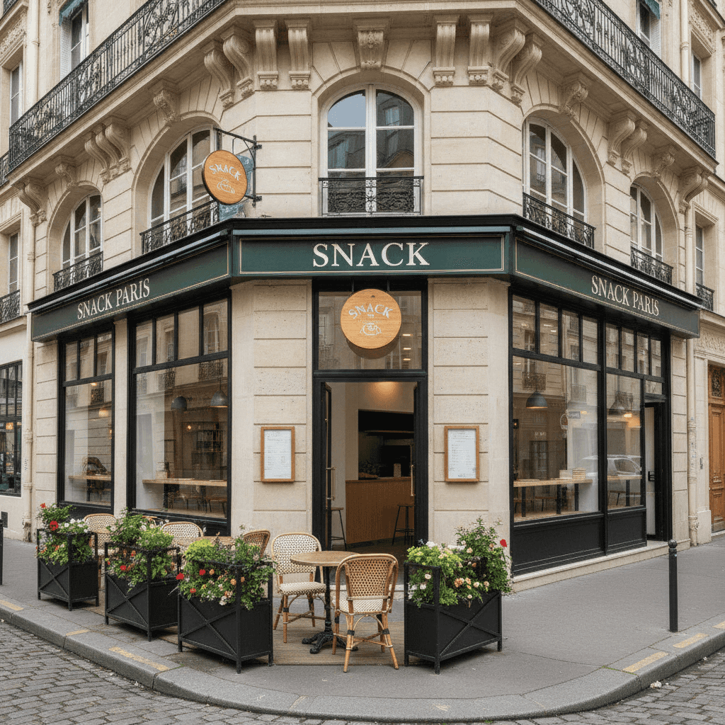 Snack 140m² à Paris : extraction - cuisine équipée
