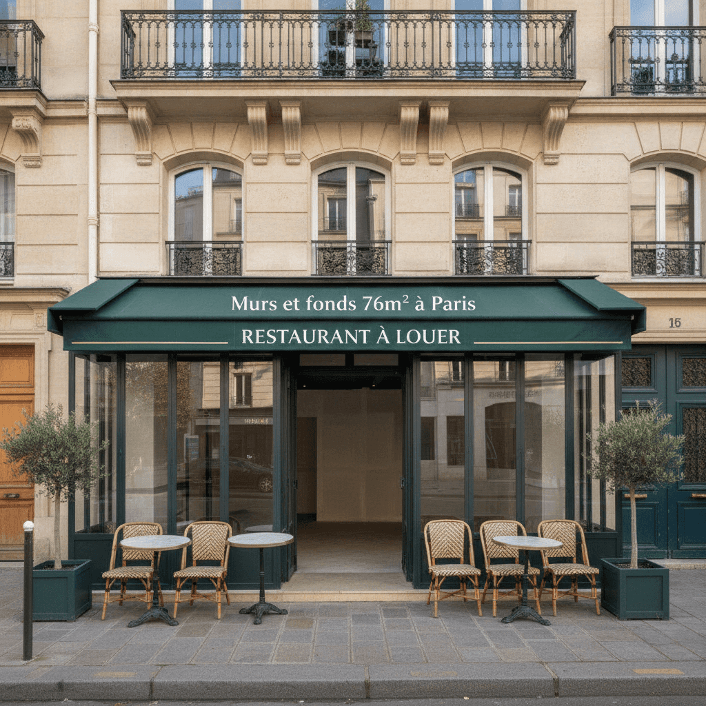 Murs et fonds 76m² à Paris