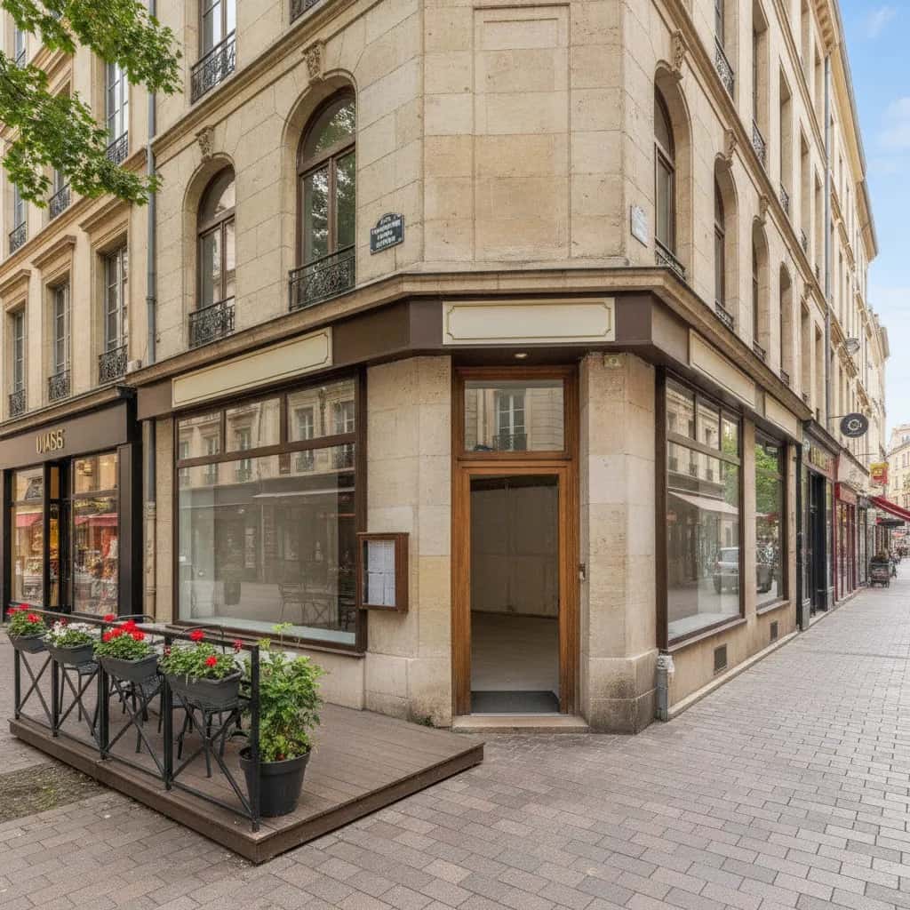 Murs et fonds 170m² à Lyon : extraction