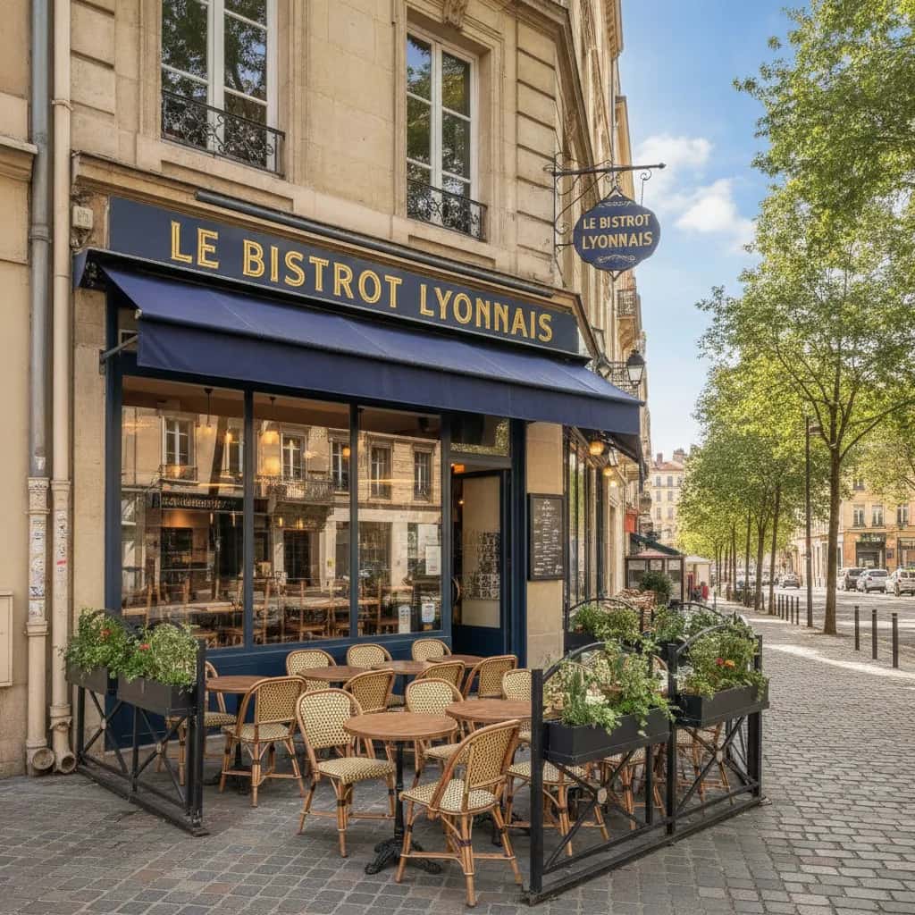 Restaurant 143m² à Lyon : terrasse - licence IV
