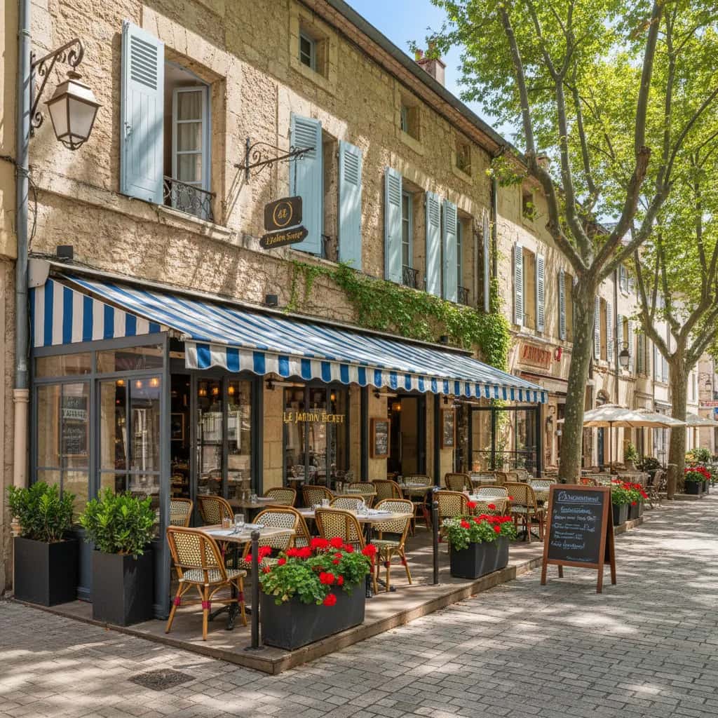 Restaurant 45m² à Montpellier : terrasse - extraction