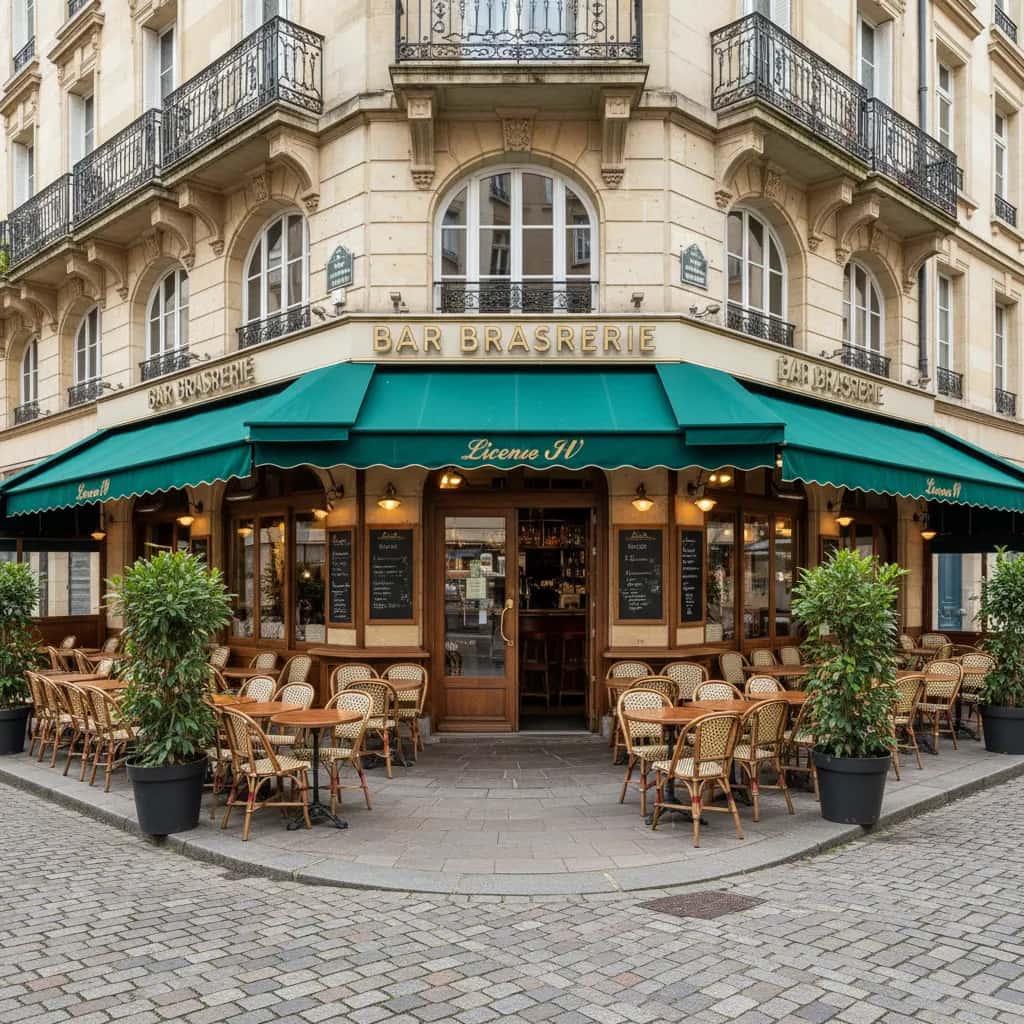 Bar-brasserie à Nantes : terrasse - licence IV