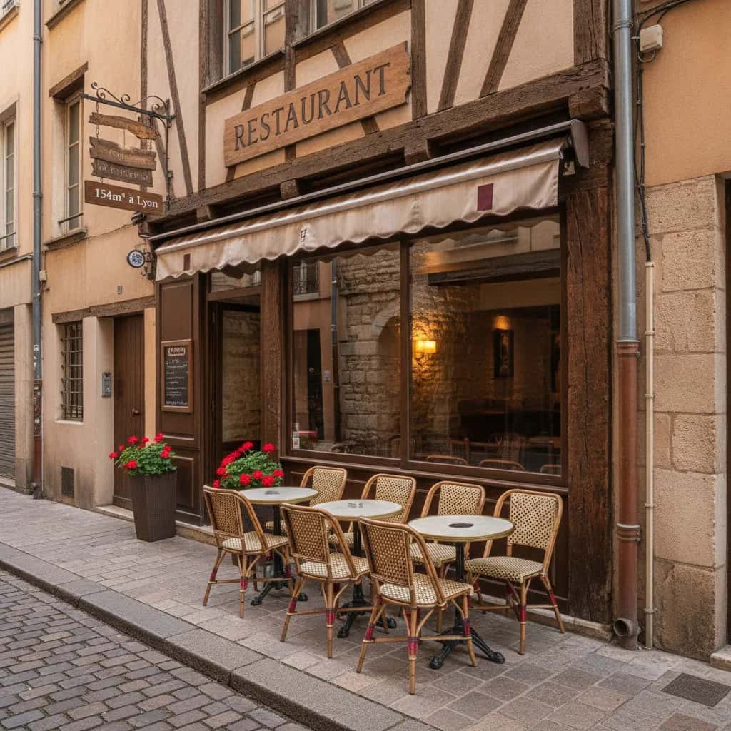 Restaurant 154m² à Lyon : extraction - cuisine équipée