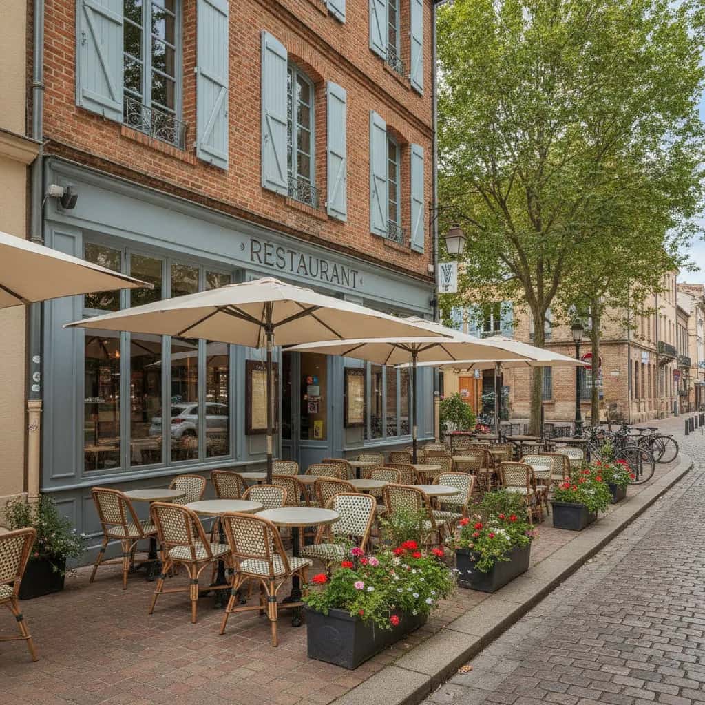 Restaurant 200m² à TOULOUSE : terrasse - licence IV