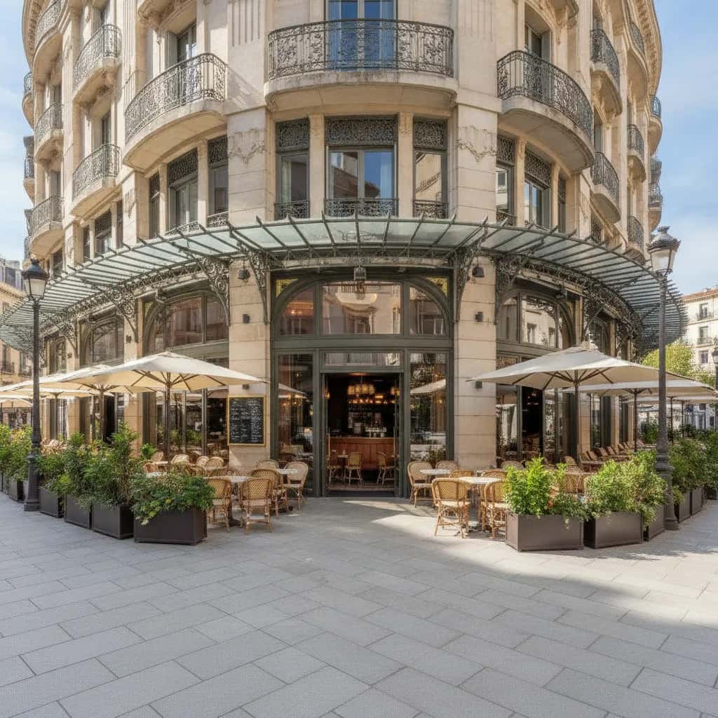 Bar-brasserie 520m² à Montpellier : terrasse - licence IV en redressement