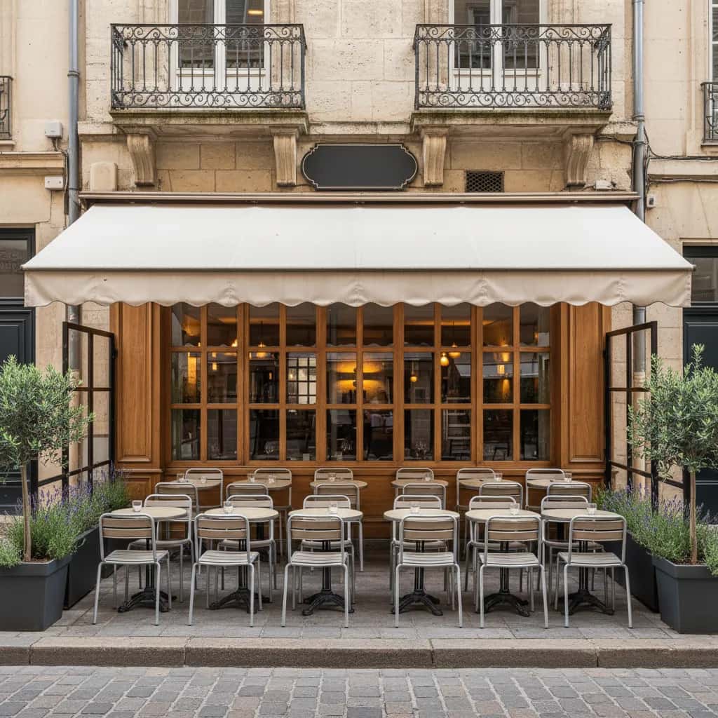 Restaurant 70m² à Montpellier : terrasse - licence IV