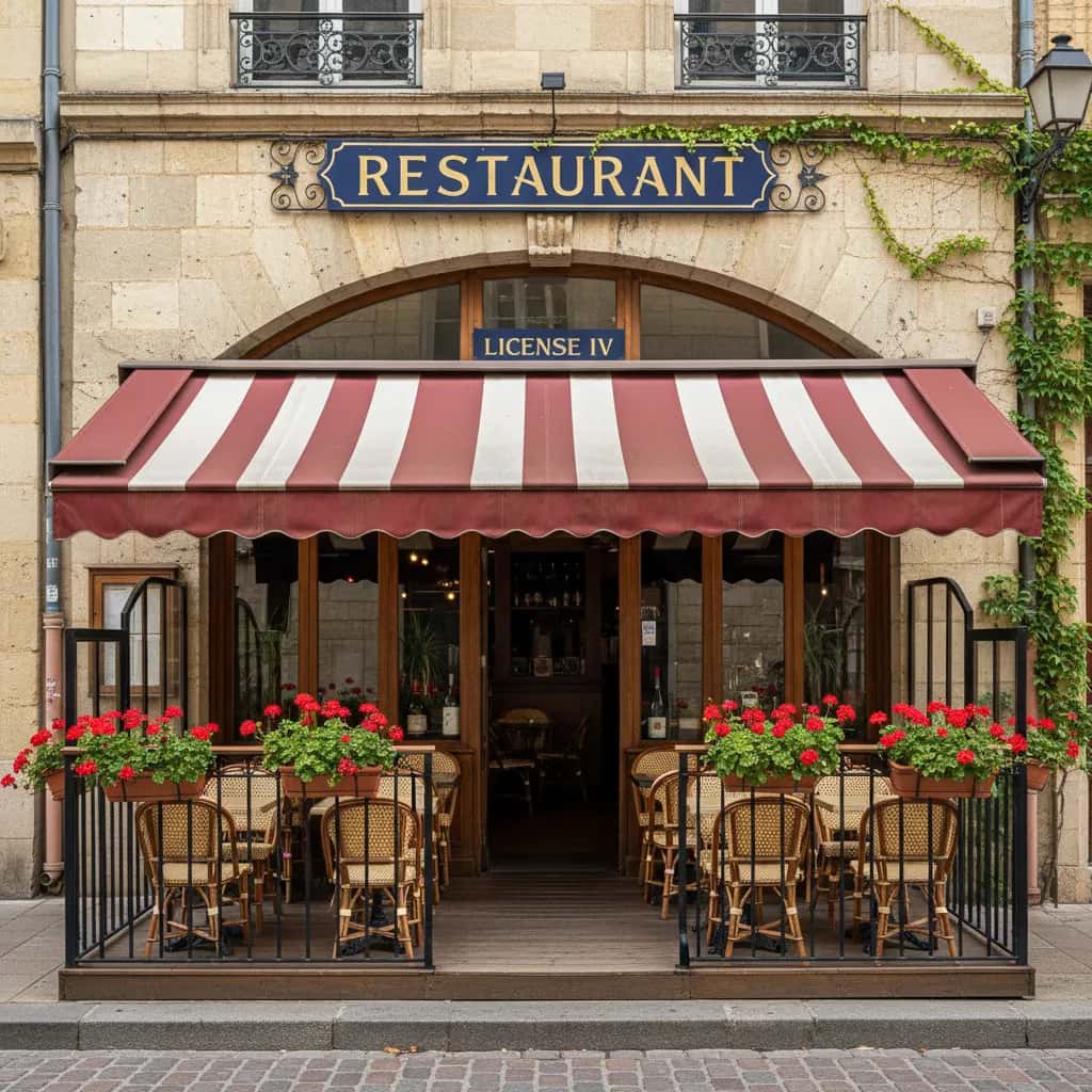 Restaurant 170m² à Bordeaux : terrasse - licence IV