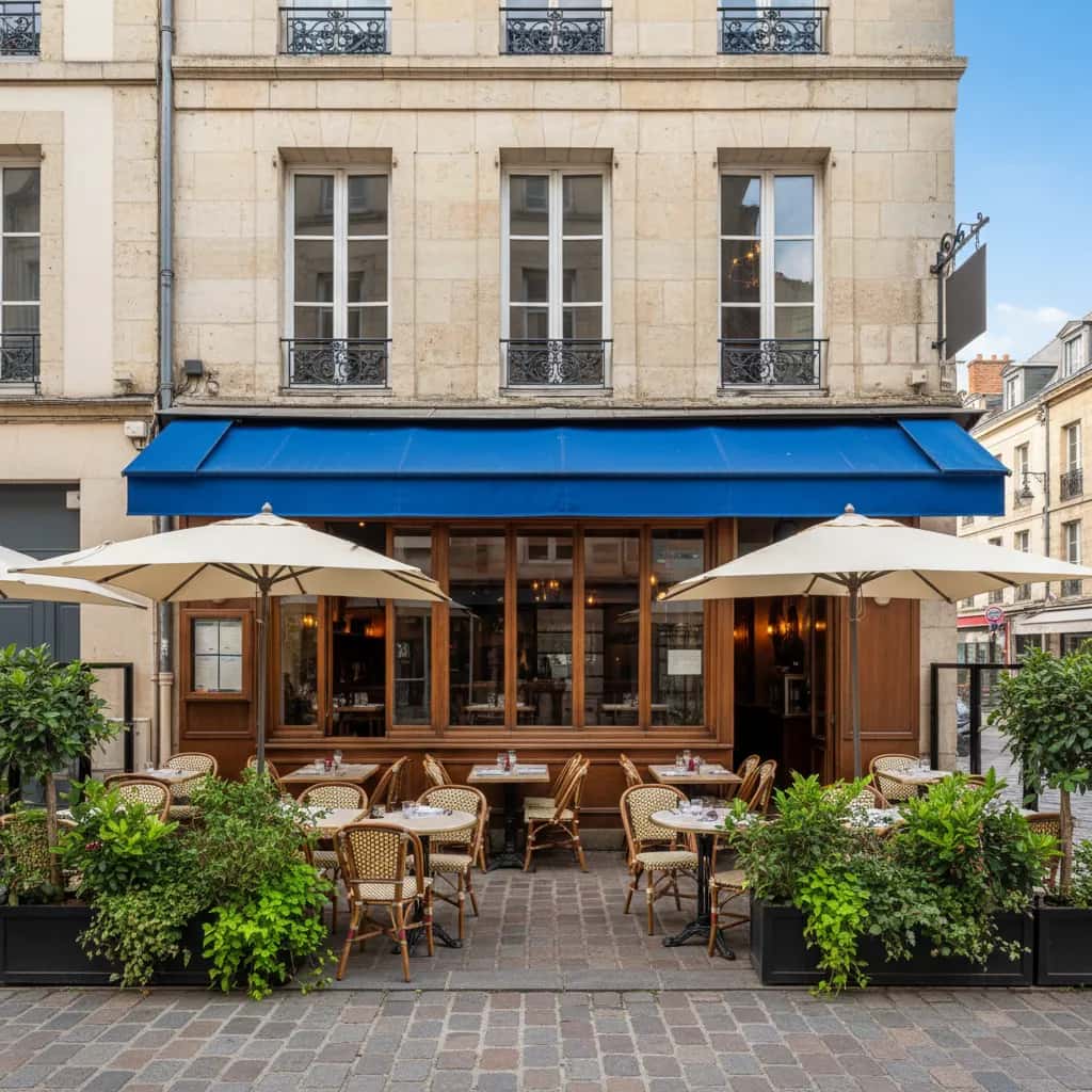 Restaurant 60m² à Nantes : terrasse - licence IV