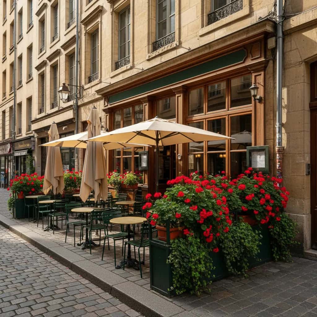 Bar-brasserie 185m² à Lyon : terrasse - licence IV