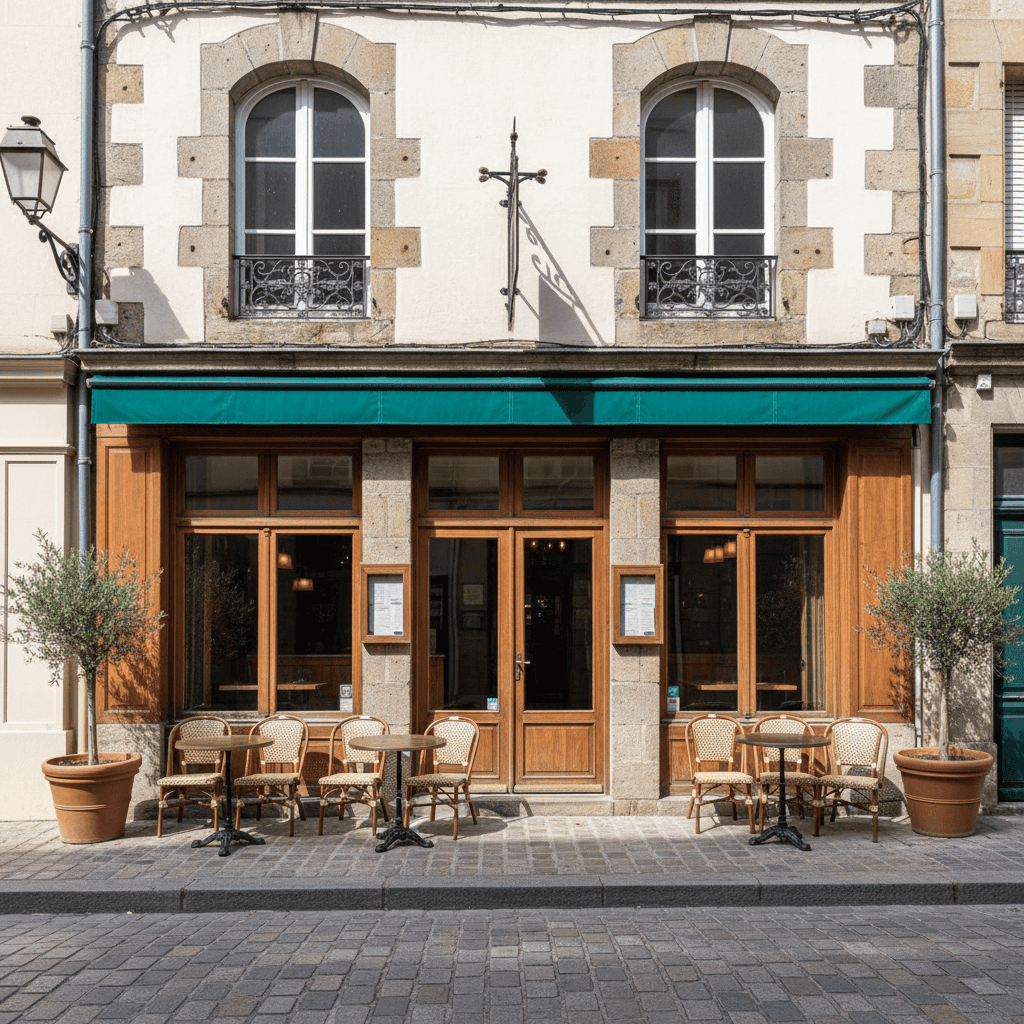 Restaurant 132m² à Clermont-Ferrand : terrasse - licence IV