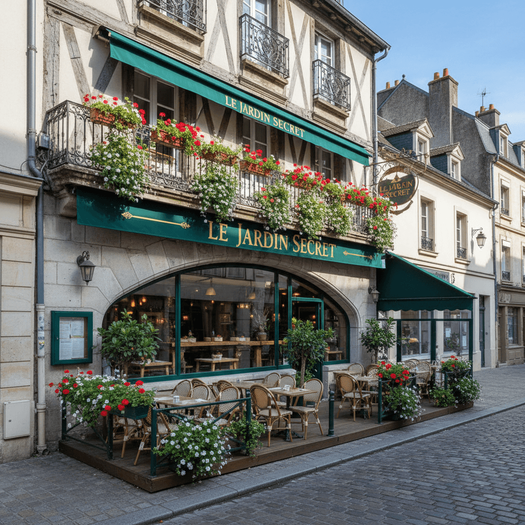Restaurant 250m² à Rouen : terrasse - extraction