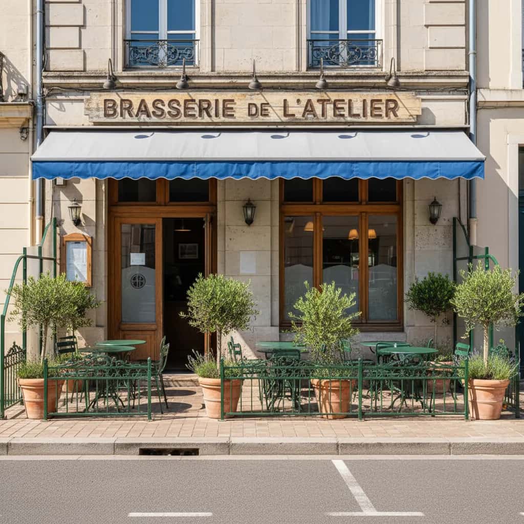 Bar-brasserie 180m² à Nantes : terrasse