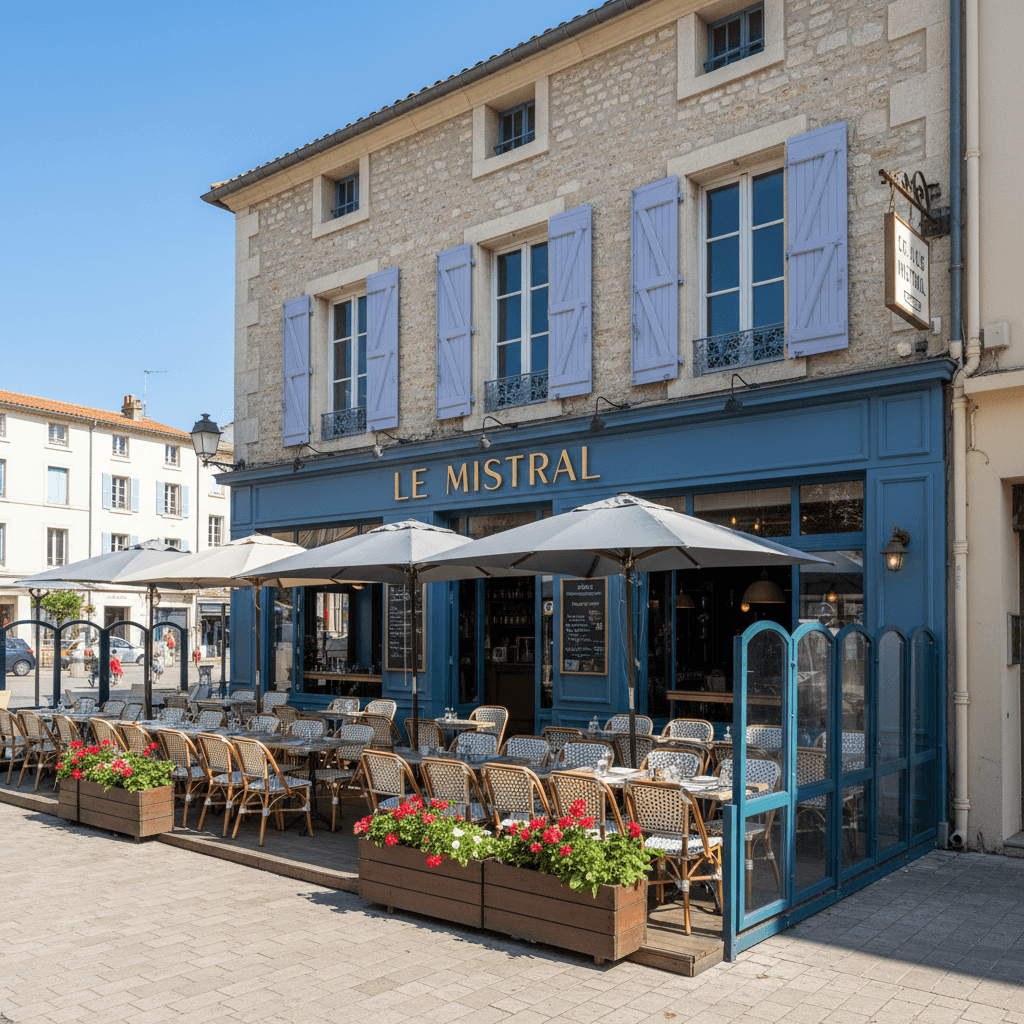 Restaurant 50m² à Toulon : terrasse - licence IV