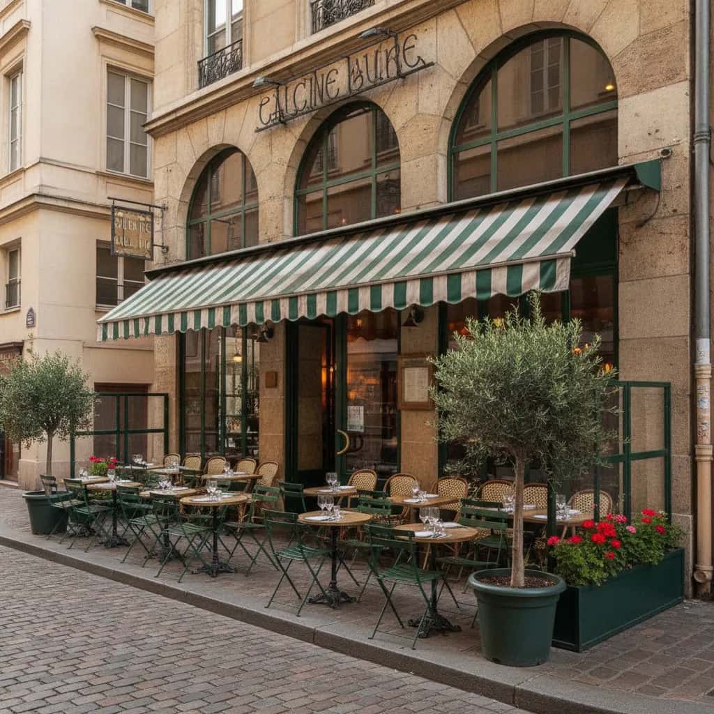 Restaurant à Lyon : terrasse - licence IV