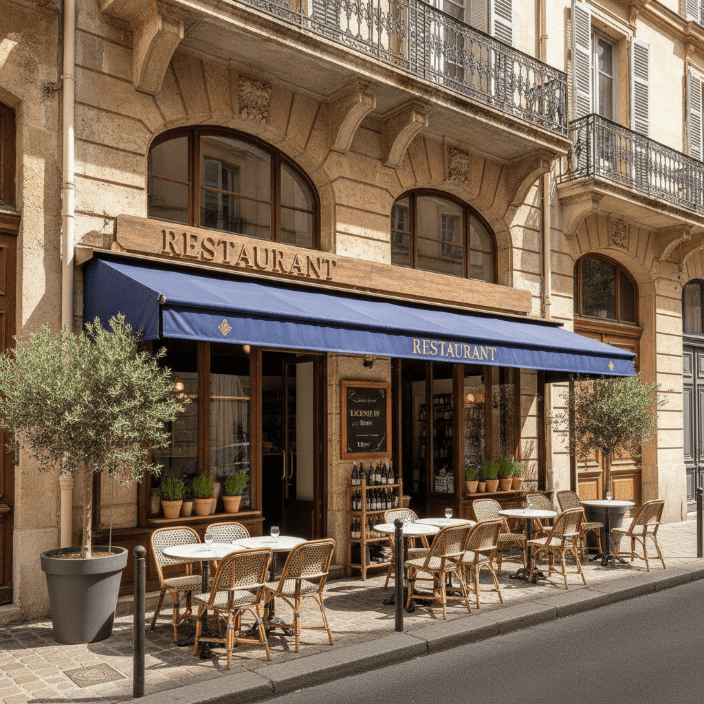 Restaurant 110m² à Marseille : terrasse - licence IV