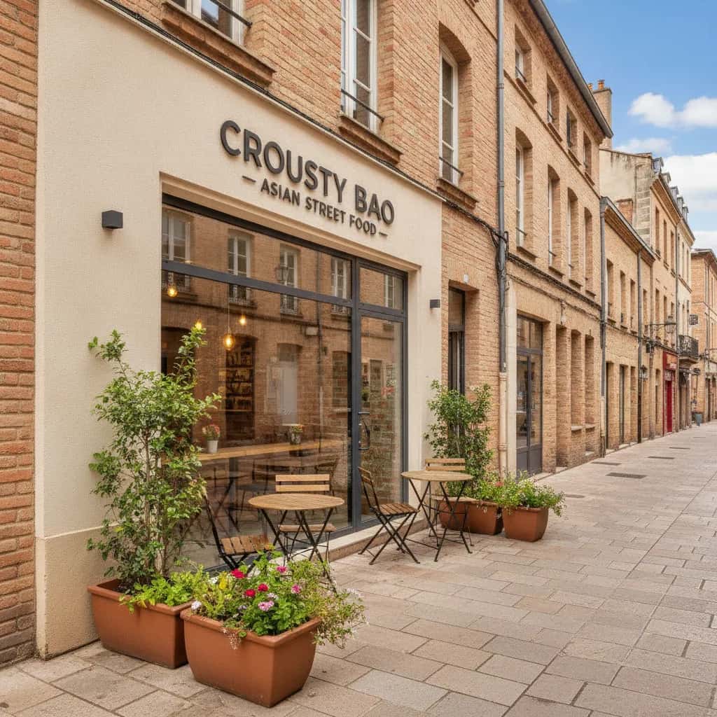 Fast-food 53m² à Toulouse : cuisine équipée