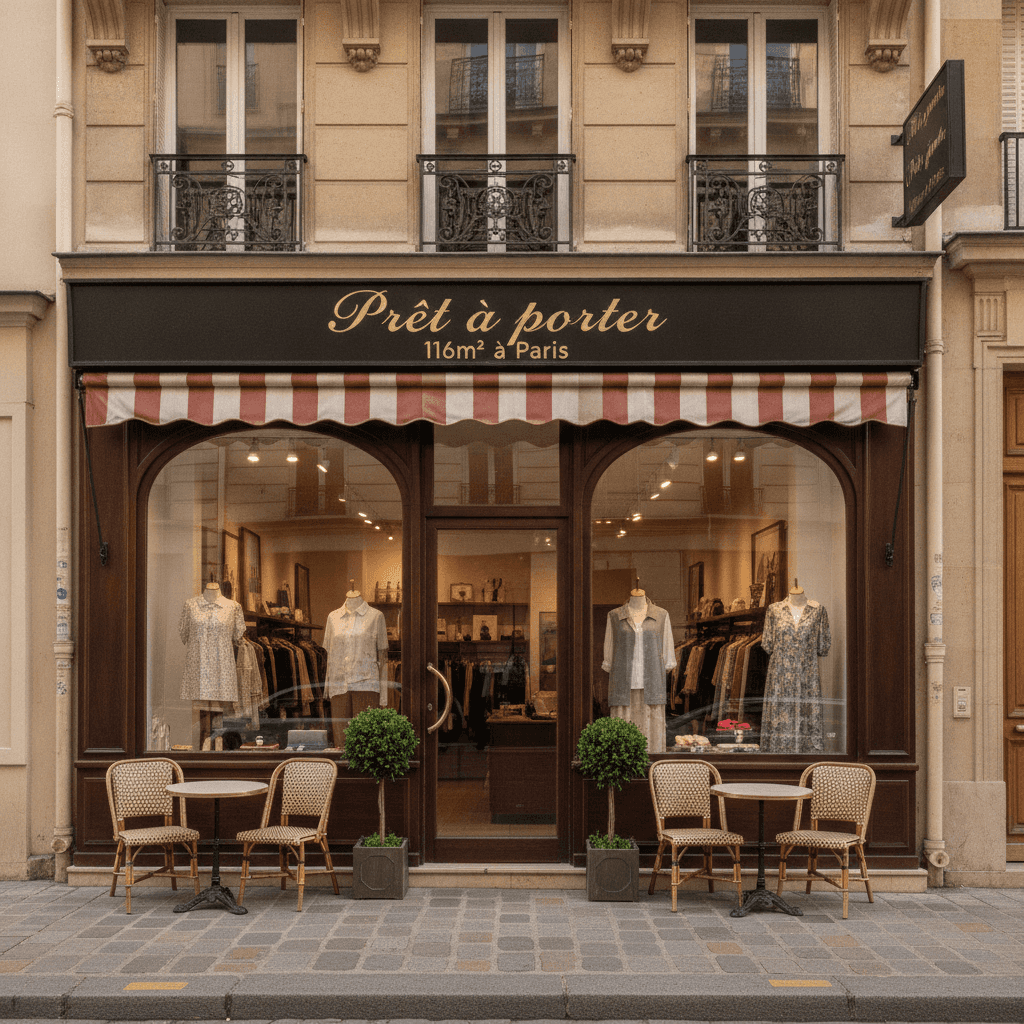 Prêt à porter 116m² à Paris