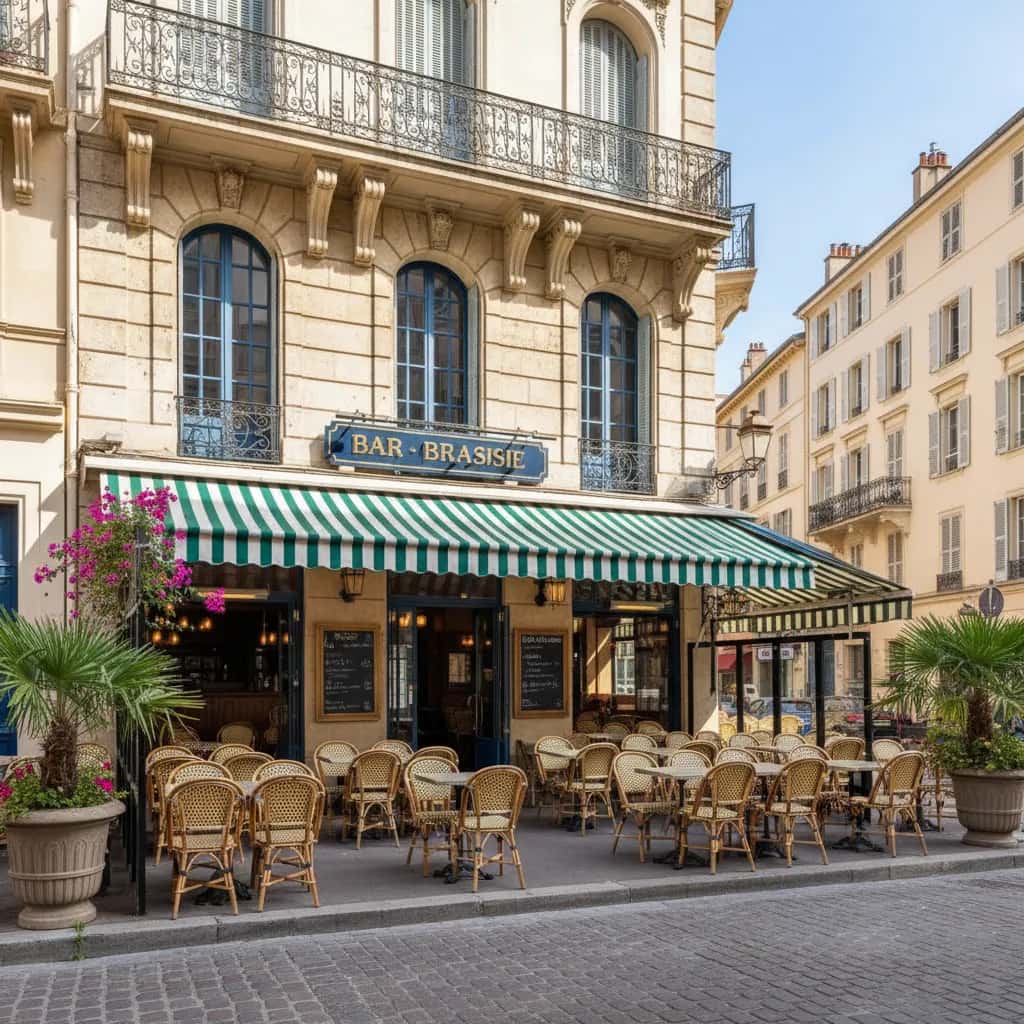 Bar-brasserie 70m² à Nice : terrasse - licence IV