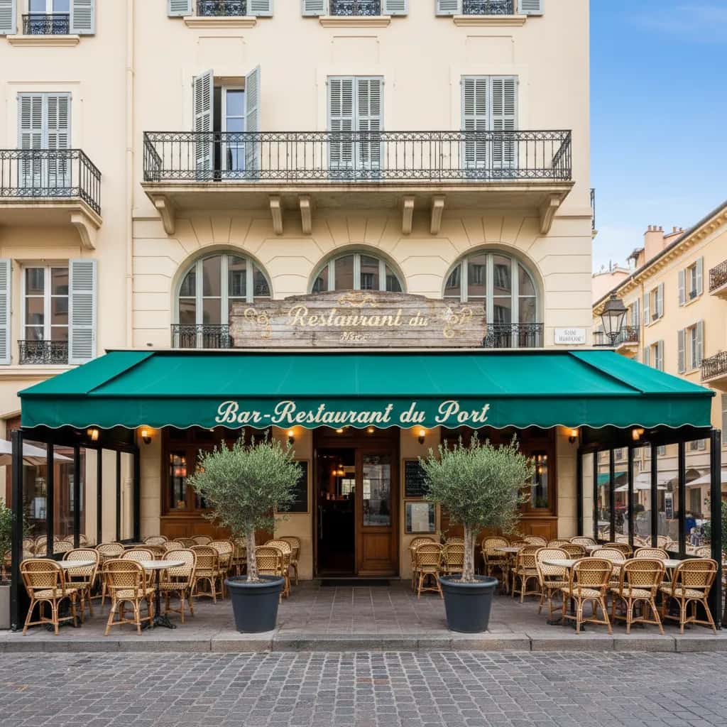 Bar-brasserie 90m² à Nice : terrasse - licence IV