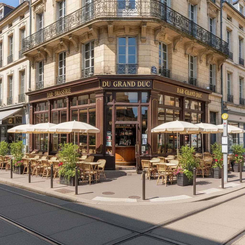 Bar-brasserie 225m² à Dijon : terrasse - licence IV