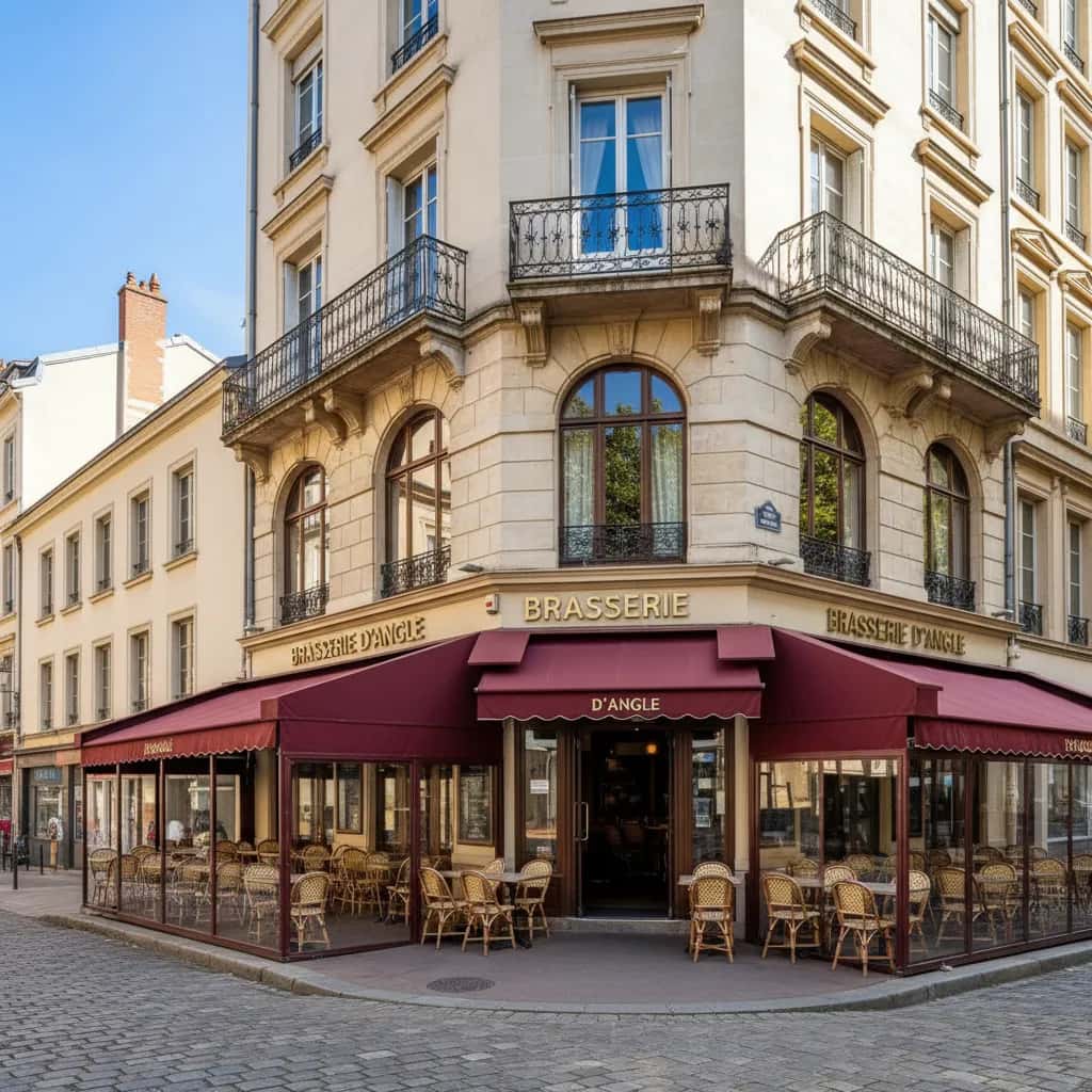Bar-brasserie 250m² à Lyon : terrasse - licence IV