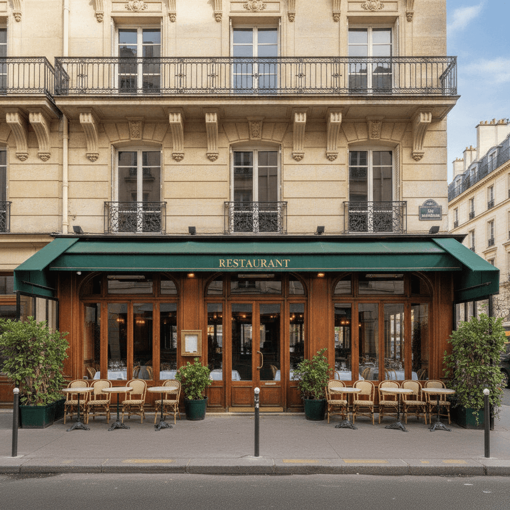 Restaurant 55 couverts à Paris : terrasse - licence IV
