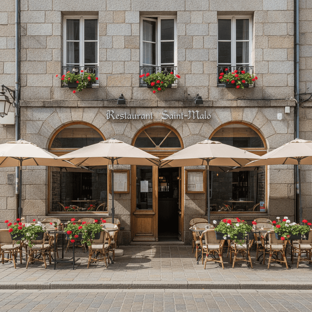 Restaurant 180m² à Saint-Malo : terrasse - licence IV