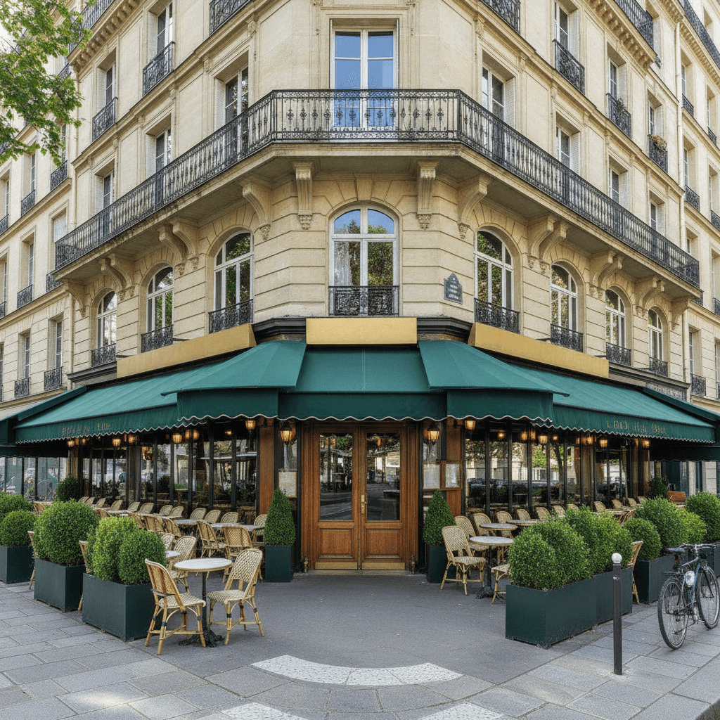 Restaurant 80 couverts à Paris : terrasse - extraction