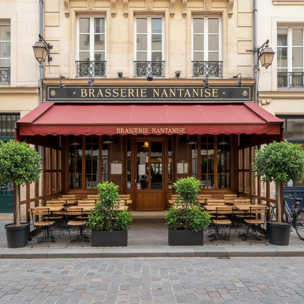 Bar-brasserie 65m² à Nantes : terrasse - licence IV
