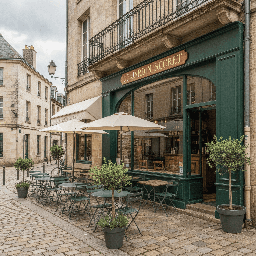 Restaurant à Rennes : terrasse - extraction