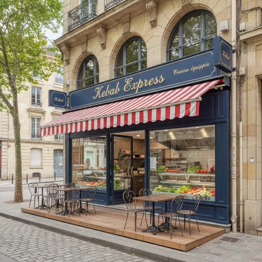Fast-food à Bordeaux : cuisine équipée