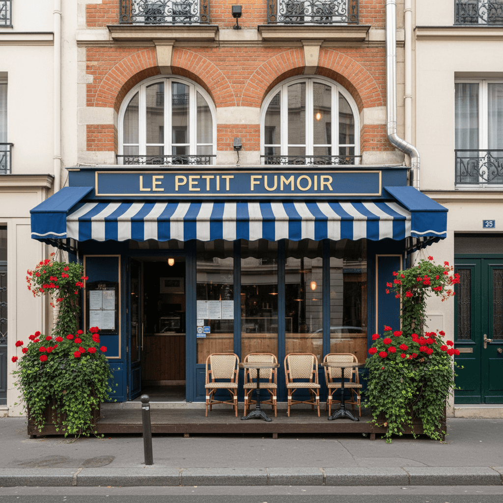 Local de restauration avec conduit à Paris