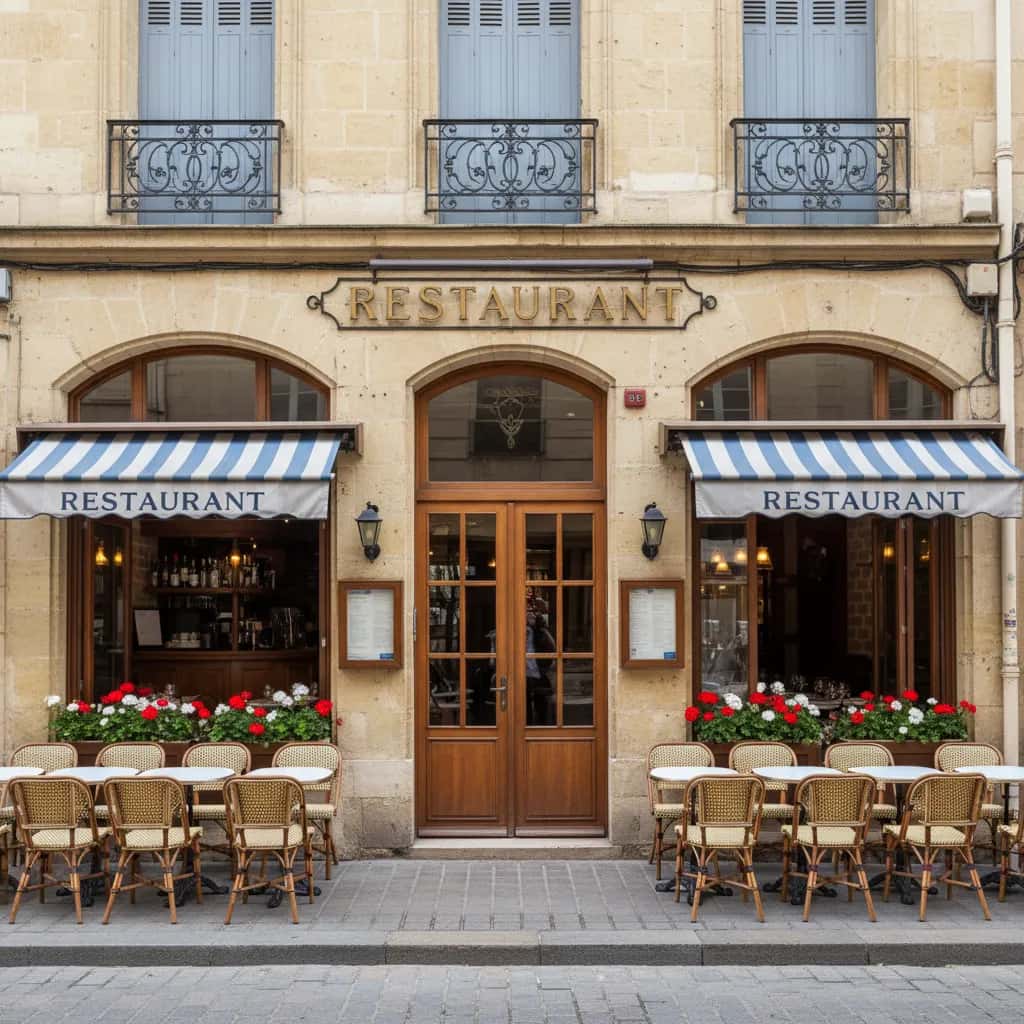 Restaurant 210m² à Bordeaux : terrasse - licence IV
