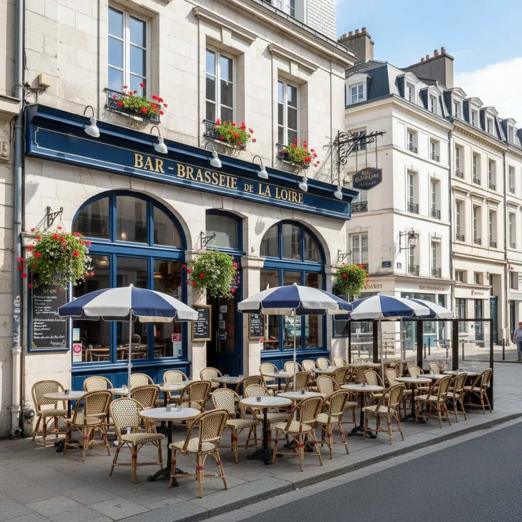 Bar-brasserie 70m² à Nantes : terrasse - licence IV