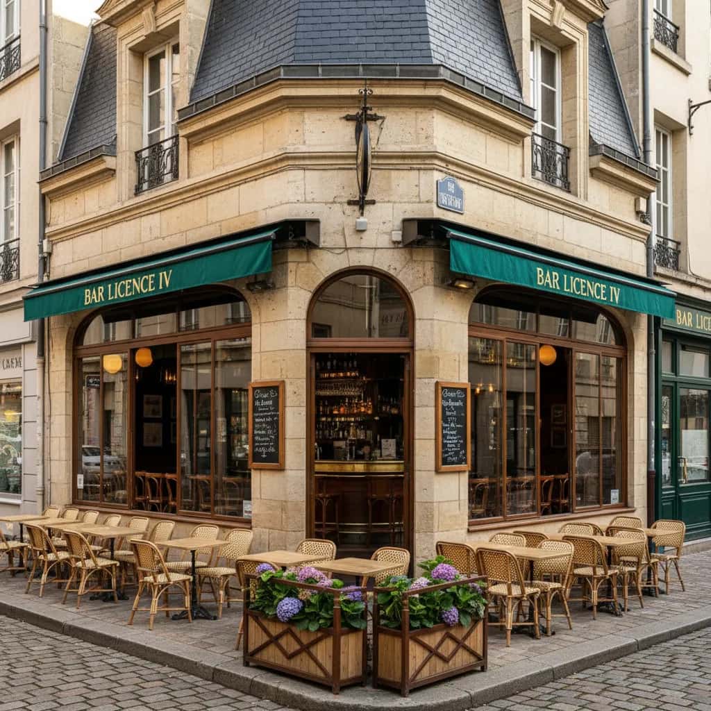 Bar-brasserie 70m² à Nantes : terrasse - licence IV