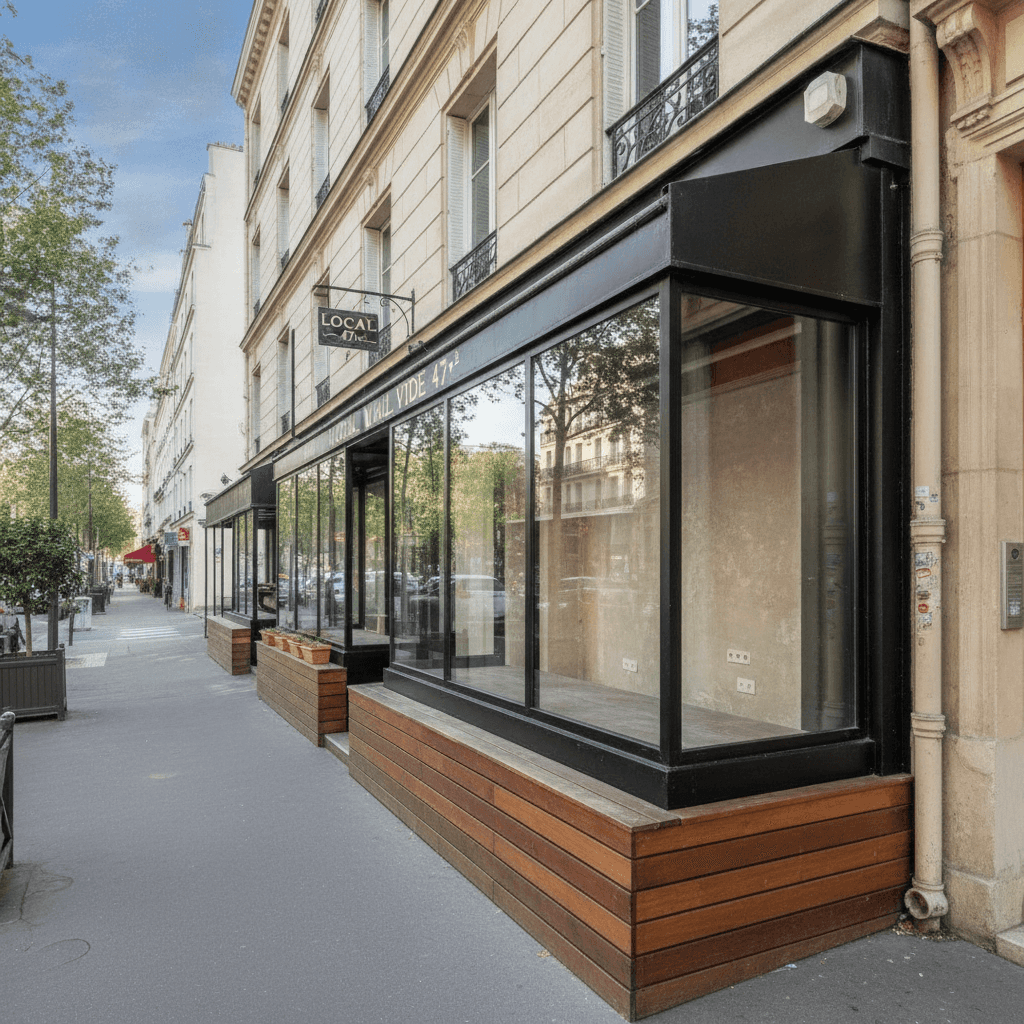 Local vide 47m² à Paris