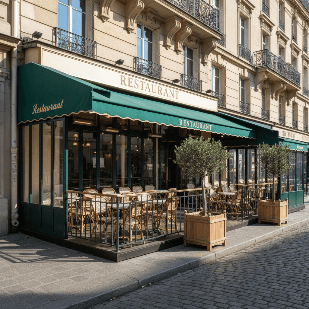 Restaurant clé en main à Paris 8e avec terrasse
